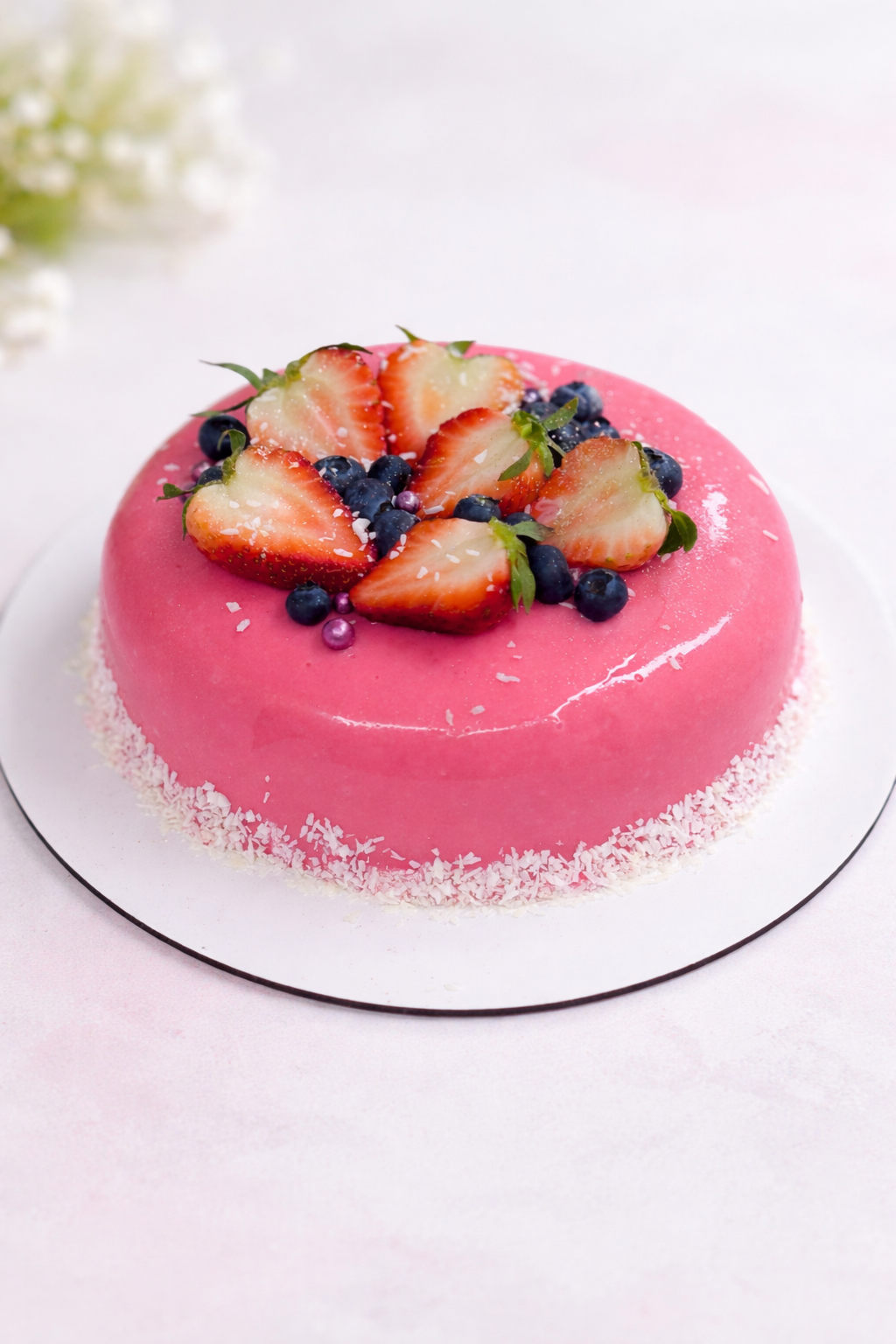 Mousse tårta choklad&hallon (10 bitar)